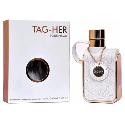 Eau de Parfum Armaf Tag Her Pour Femme 100ml ideal para mujeres modernas que buscan sofisticación y durabilidad

