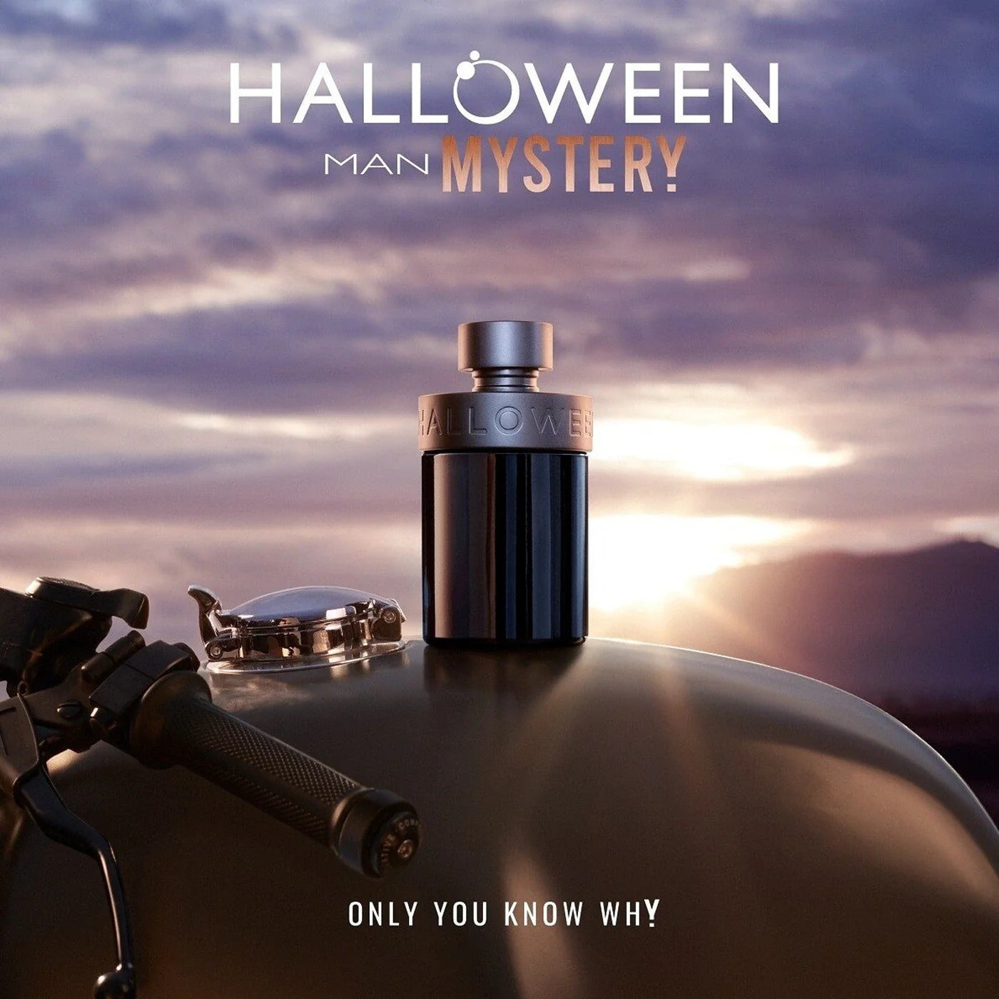 Fragancia masculina Halloween Man Mystery con notas de lavanda pimienta y vetiver