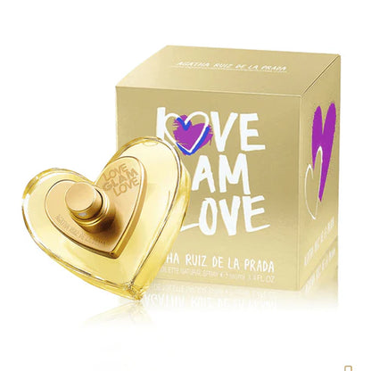 Fragancia Love Glam Love Agatha Ruiz de la Prada mujer 80 ml Eau de Toilette con esencia de fresa jazmín y almizcle perfecta para quienes buscan un aroma elegante y femenino

