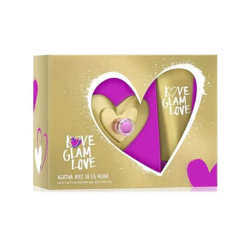 Fragancia Love Glam Love Agatha Ruiz de la Prada Set mujer 80 ml Eau de Toilette con esencia de frambuesa rosa y vainilla perfecta para quienes buscan un aroma elegante y femenino


