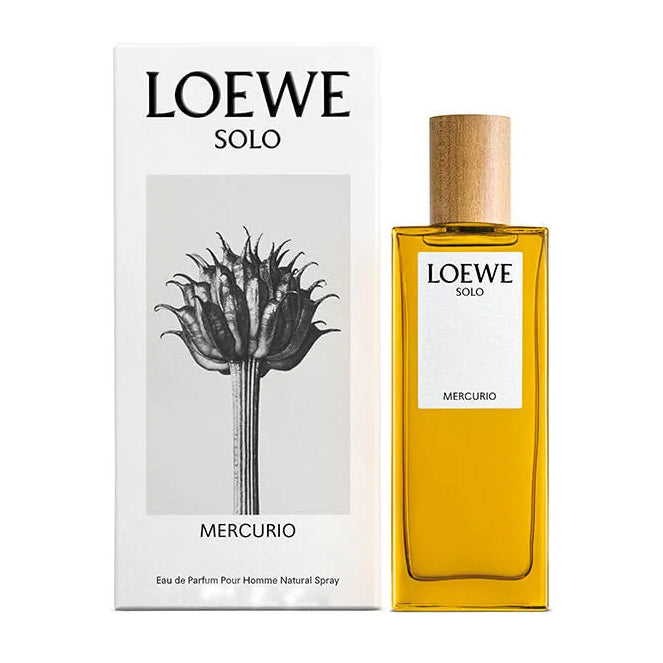 Fragancia Loewe Solo Mercurio hombre 100 ml Eau de Parfum con esencia de bergamota haba tonka y almizcle perfecta para quienes buscan un aroma elegante y duradero