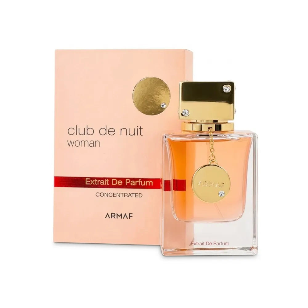 Caja y frasco de Armaf Club de Nuit Woman Extrait de Parfum concentrated 70 ml para mujer