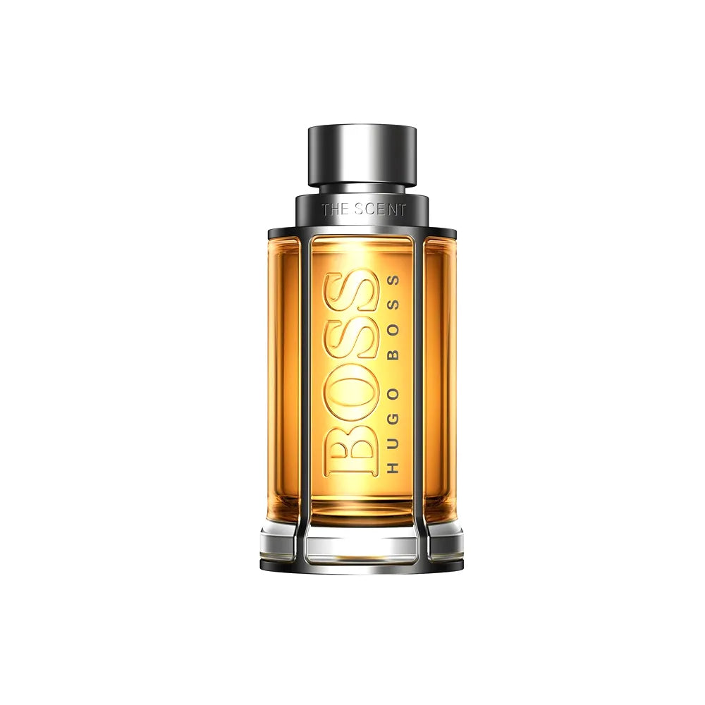 Caja y frasco de Hugo Boss The Scent EDT 100 ml para hombre