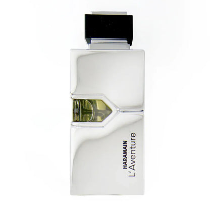 Frasco plateado espejo de gran formato 200ml del perfume para hombre Al Haramain L'Aventure