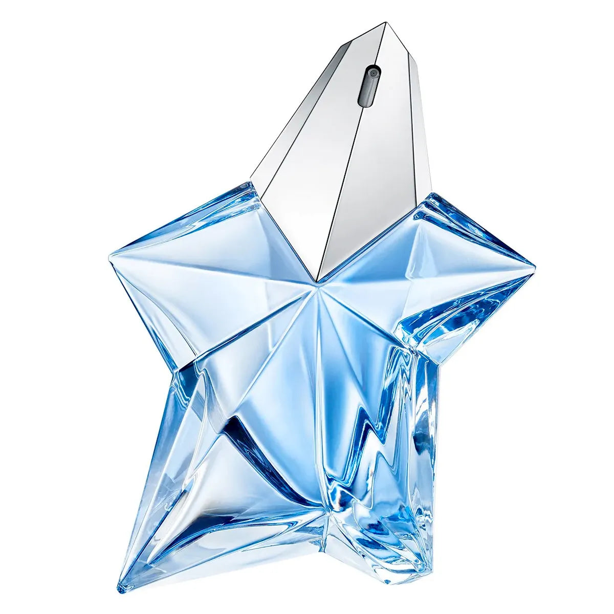 Frasco en forma de estrella azul del perfume para mujer Thierry Mugler Angel EDP