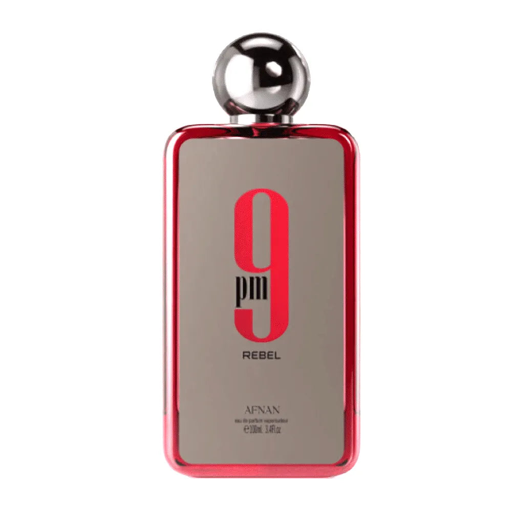 Frasco del perfume 9 PM Rebel Afnan Eau de Parfum