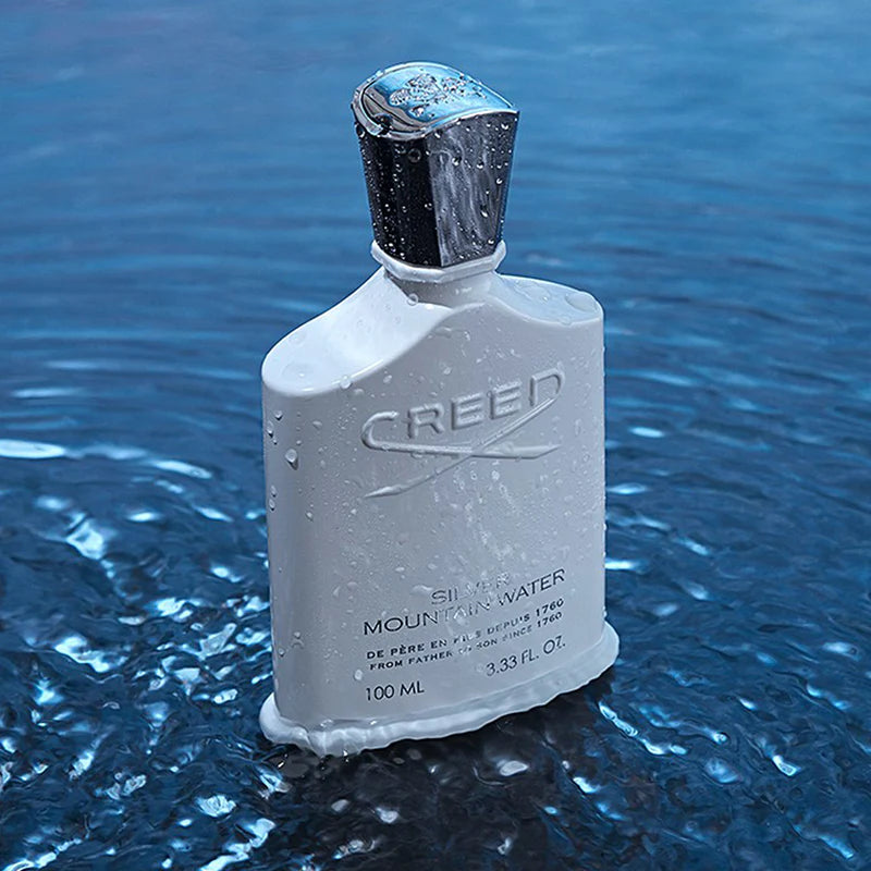 Frasco del perfume Creed Silver Mountain Water Eau De Parfum unisex