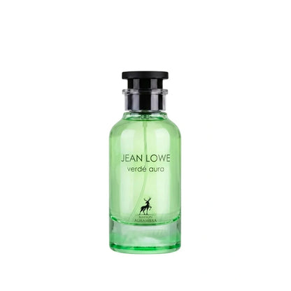Frasco del perfume Jean Lowe Verde Aura Maison Alhambra Eau de Parfum