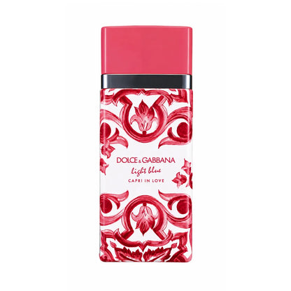 Frasco del perfume Dolce&Gabbana Light Blue Capri In Travel Retail Exclusive Love Eau de Parfum