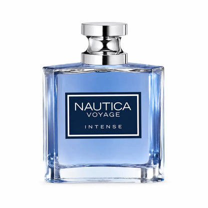 frasco Nautica Voyage Intense 100 ml con diseño moderno y fragancia masculina aromática