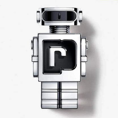 Frasco icónico en forma de robot del perfume Phantom Paco Rabanne