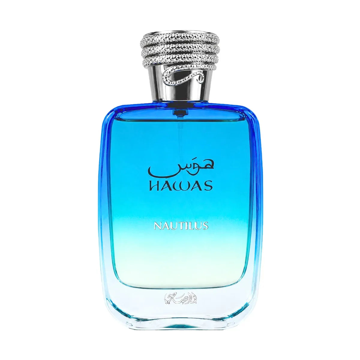 Frasco del perfume Rasasi Hawas Nautilus Eau de Parfum