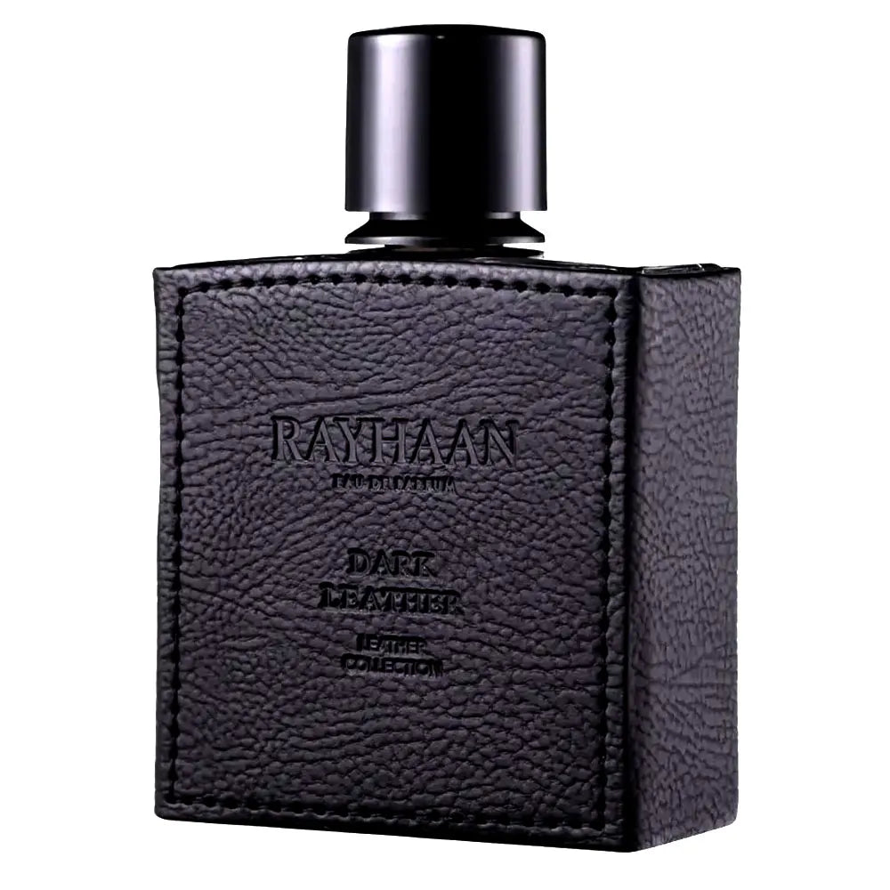 Frasco del perfume Rayhaan Dark Leather Eau de Parfum para hombre