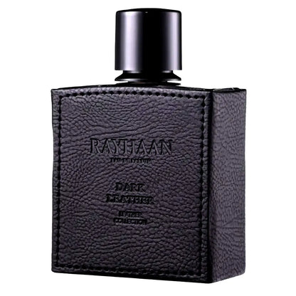 Frasco del perfume Rayhaan Dark Leather Eau de Parfum para hombre