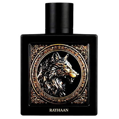 Frasco del perfume Rayhaan Wolf Eau de Parfum para hombre