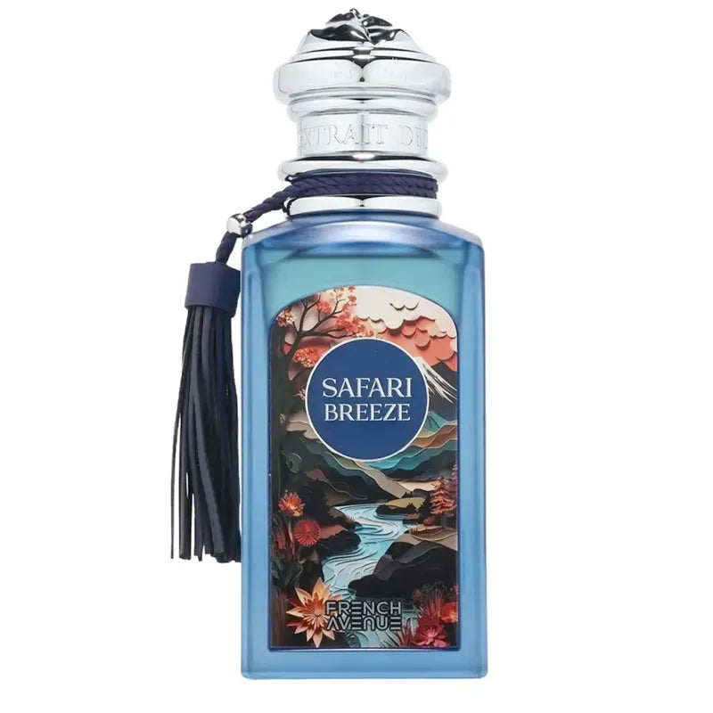 Vista frontal del perfume Safari Breeze French Avenue