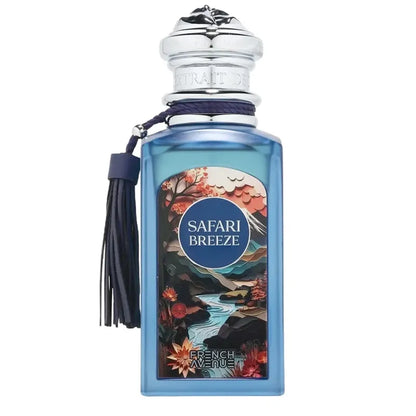 Vista frontal del perfume Safari Breeze French Avenue