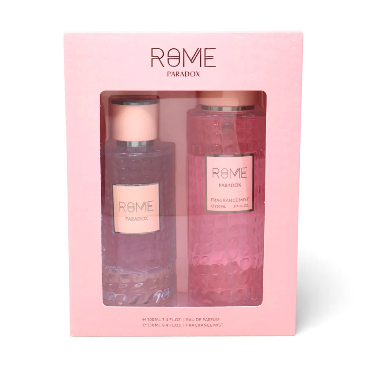 frasco set Rome Paradox Mast Perfume con diseño elegante y fragancia floral femenina