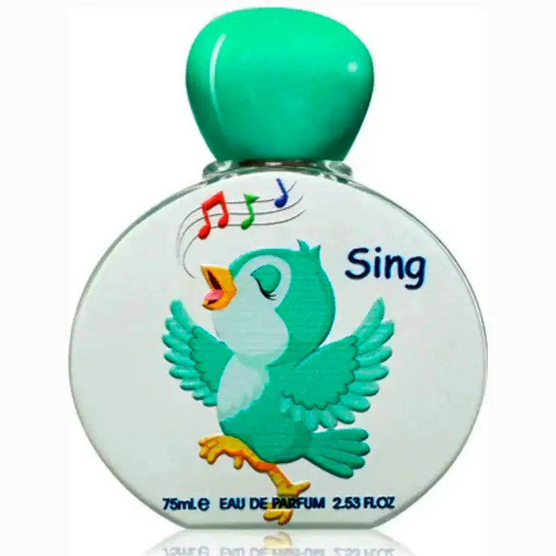 Frasco del perfume Sing Lattafa Pride diseño colorido y atractivo