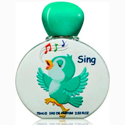 Frasco del perfume Sing Lattafa Pride diseño colorido y atractivo