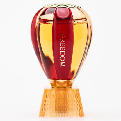 fragancia femenina freedom de albane noble en presentación de 100 ml con notas vibrantes frasco moderno y esencia duradera