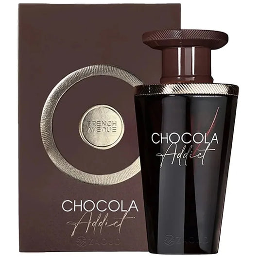 perfume original french avenue chocola addict frasco de 100ml con aroma dulce a chocolate