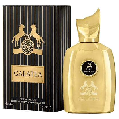 Perfume sofisticado Galatea em apresentação 100ml Eau de Parfum com aroma floral aveludado e duradouro