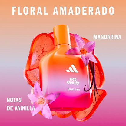 Caja del perfume Adidas Get Comfy  vibes Eau de Parfum hombres y mujeres