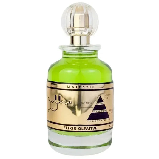 perfume original gevill france majestic elixir olfative frasco de 120ml con fragancia elegante intensa y duradera