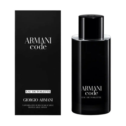 Perfume Giorgio Armani Armani Code EDT 125 ml para hombre en frasco vaporizador recargable
