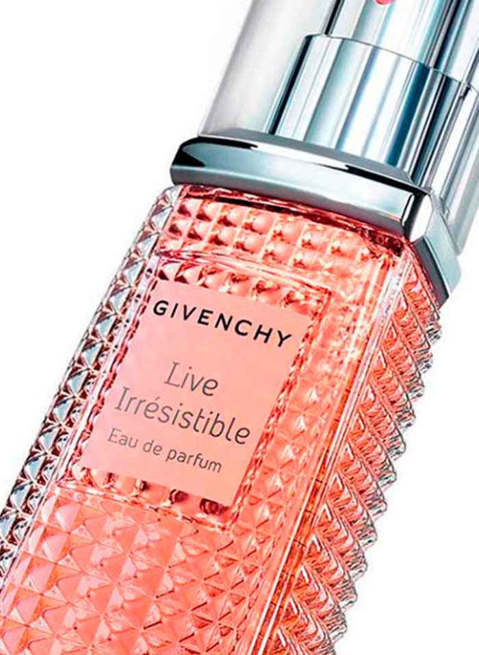 Presentación completa del perfume Givenchy Live Irrésistible 75ml