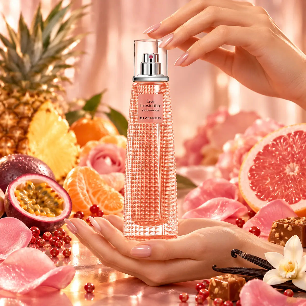 Presentación de Givenchy Live Irrésistible EDP 75 ml perfume femenino