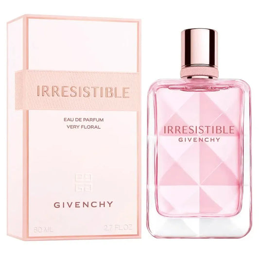 imagen del perfume givenchy irresistible very floral eau de parfum 80ml fragancia femenina floral intensa con notas frescas y elegantes