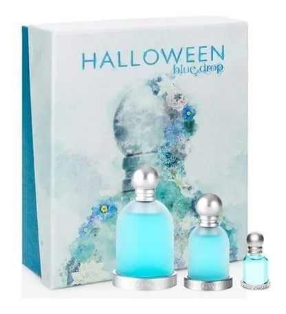 Presentación completa del estuche Halloween Blue Drop Eau De Toilette Mujer 100ml