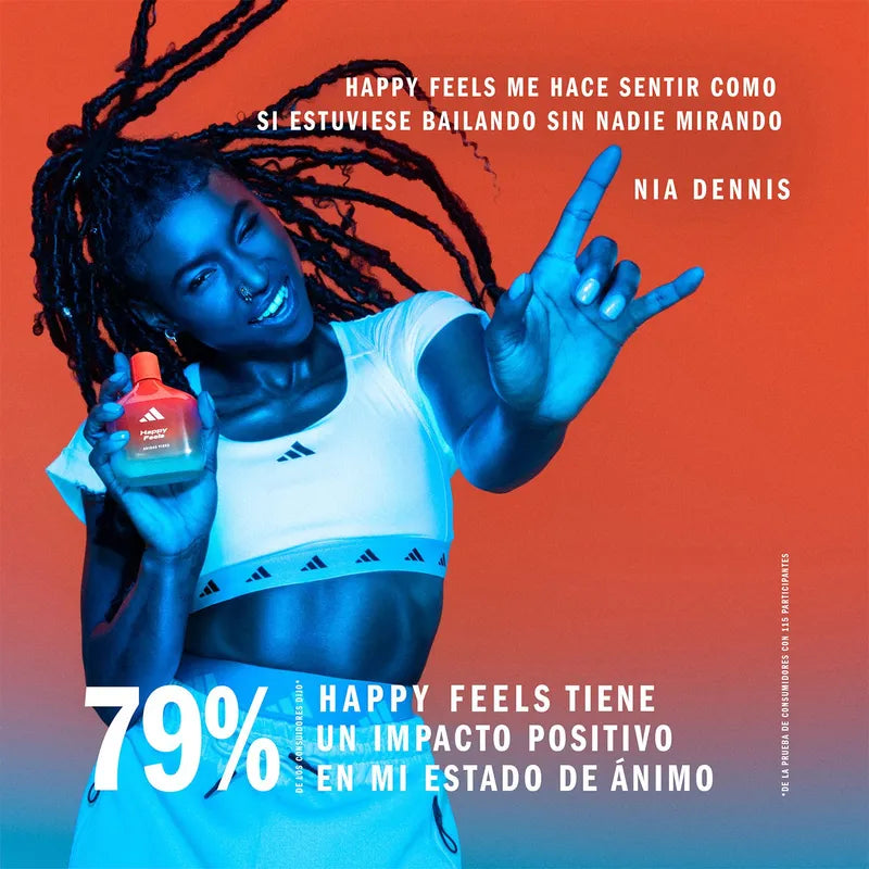 Alt: Caja del perfume Adidas Happy Feels Vibes 100ml