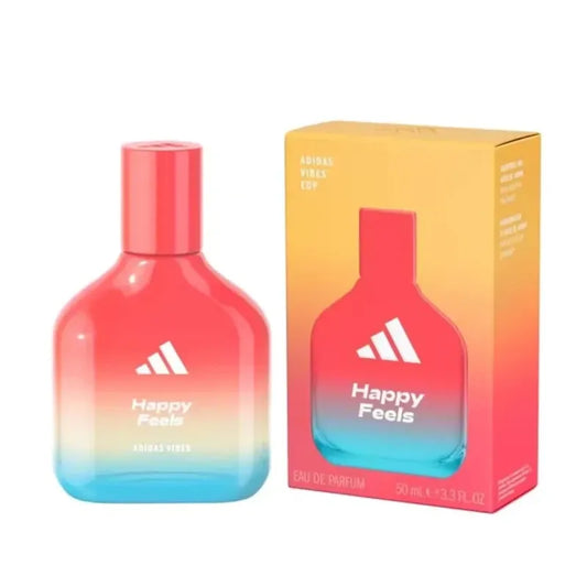Alt: Perfume Adidas Happy Feels Vibes 100ml vista frontal