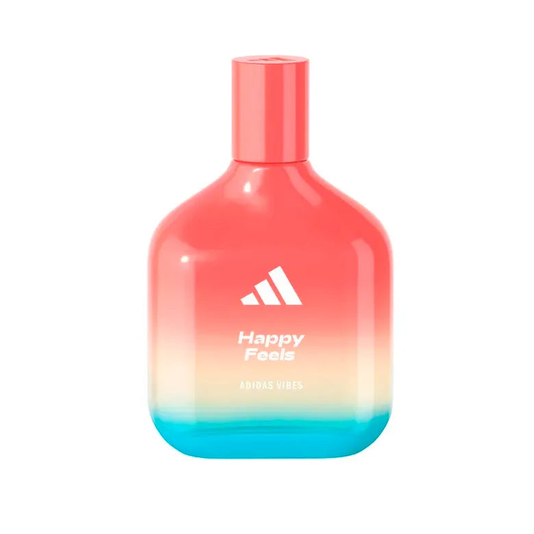 Alt: Presentación completa del perfume Adidas Happy Feels Vibes