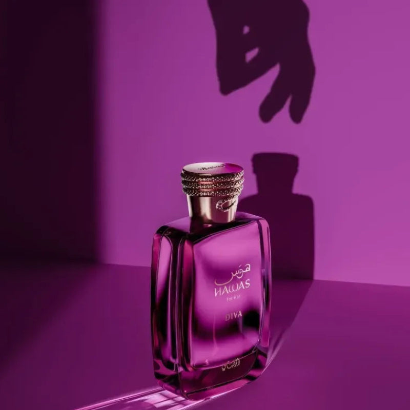 Botella Hawas For Her Diva Eau de Parfum vista detallada