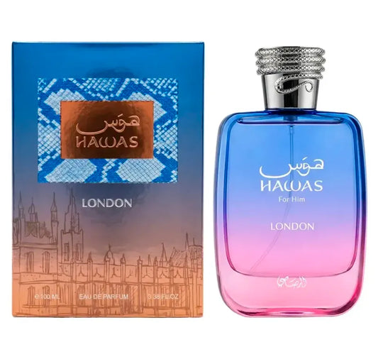 Hawas London Rasasi 100ml Eau de Parfum perfume original para hombre