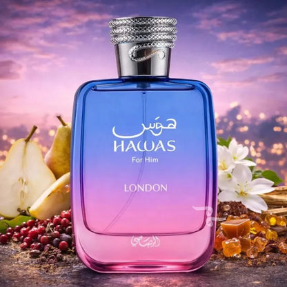 Rasasi Hawas London 100ml EDP fragancia masculina original