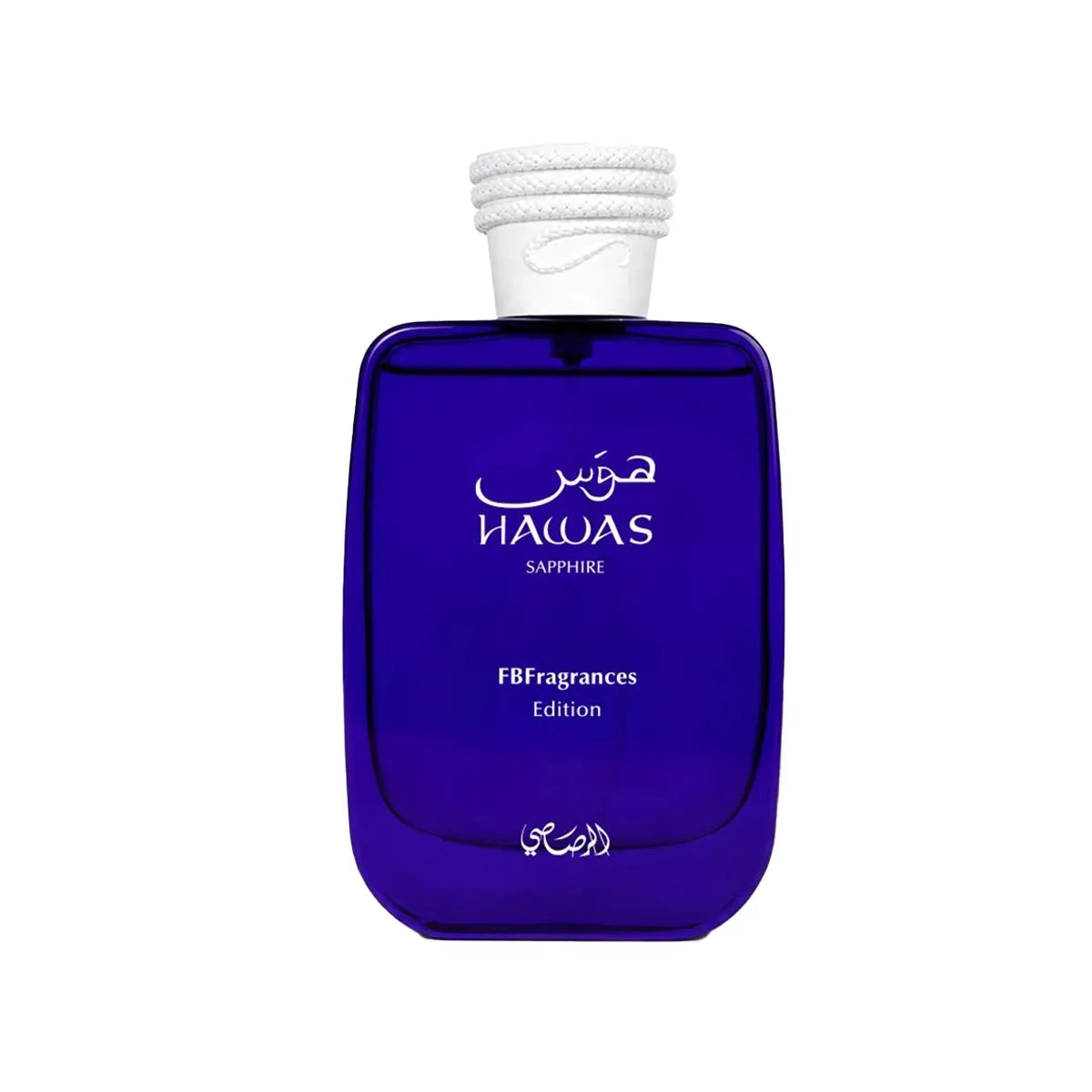 Frasco del perfume Rasasi Hawas Sapphire EDP 100 ml para hombre
