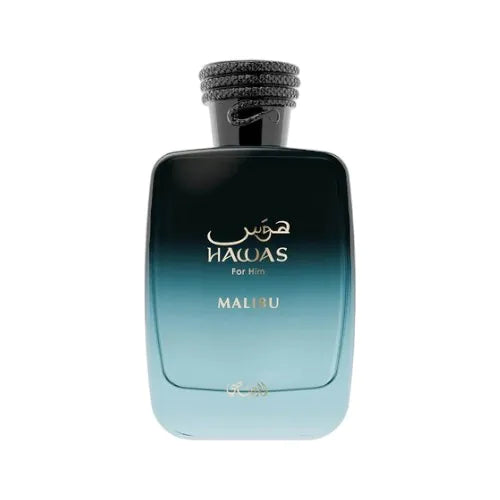 hawas malibu rasasi perfume original para hombre eau de parfum con estilo moderno y aroma sofisticado