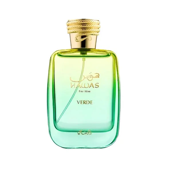 Caja Hawas Verde Rasasi 100 ml Eau de Parfum empaque original