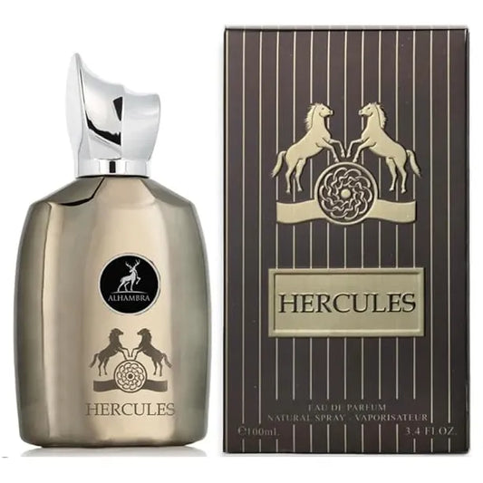 frasco del perfume hercules maison alhambra 100 ml eau de parfum para hombre con diseño elegante y oscuro