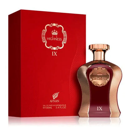 Highness IX Afnan 100ml eau de parfum perfume unisex concentración eau de parfum