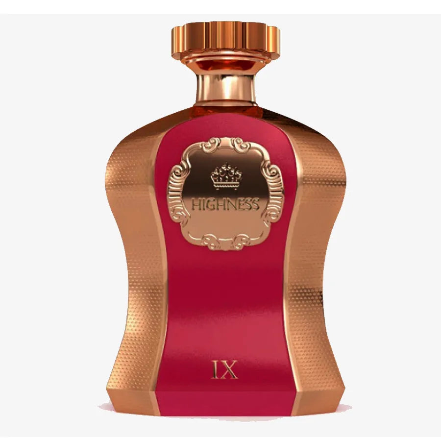 Caja del perfume Highness IX Afnan presentación original premium