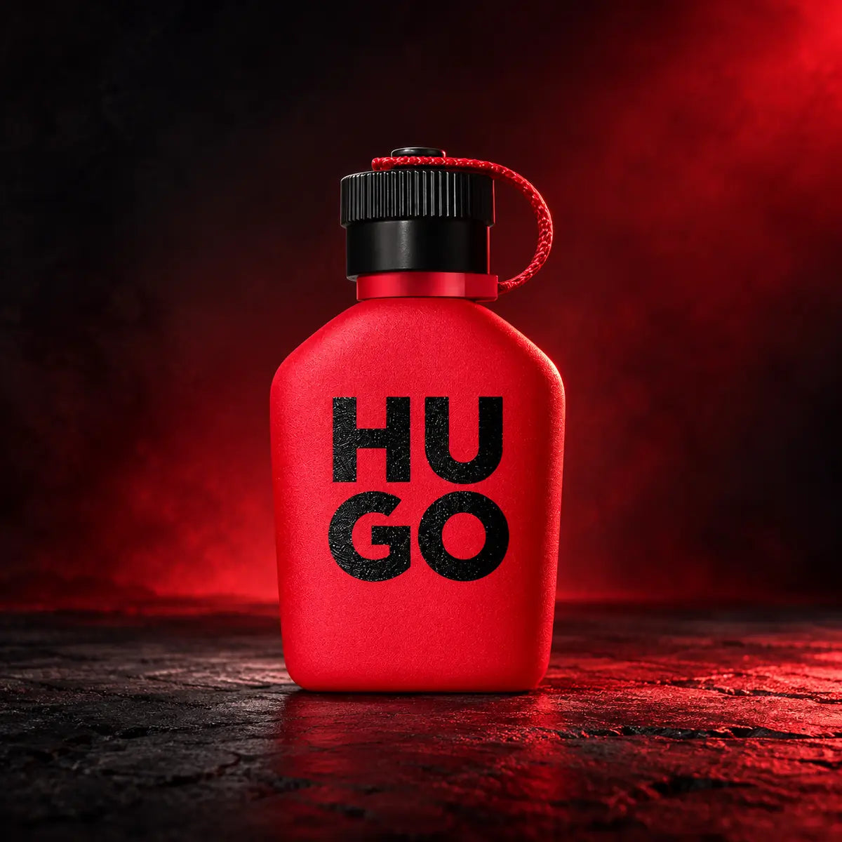 presentación ambiental masculina de hugo boss hugo intense edp 125 ml