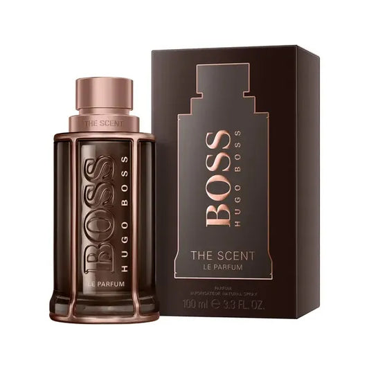 Perfume The Scent Le Parfum de Hugo Boss para hombre 100ml con intensa fragancia oriental especiada y notas de cuero
