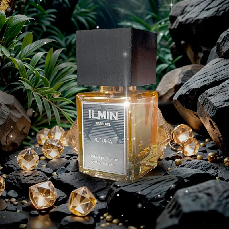 Frasco Ilmin Il´Uma Extrait de Parfum 30 ml diseño elegante
