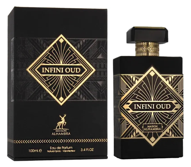 Perfume Infini Oud Maison Alhambra 100ml vista frontal